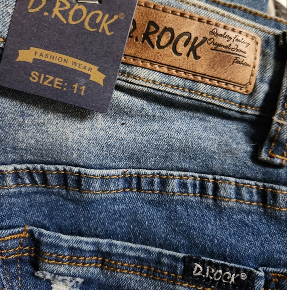 Rock Distressed Denim Skinny Jeans - Picture 4 of 4